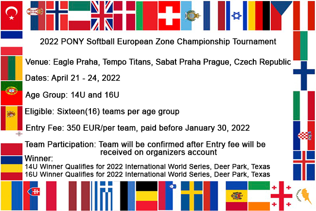 2022 PONY Softball European Zone Championship Tournament